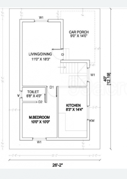  orchard-town Floor Plan Ground Floor Plan