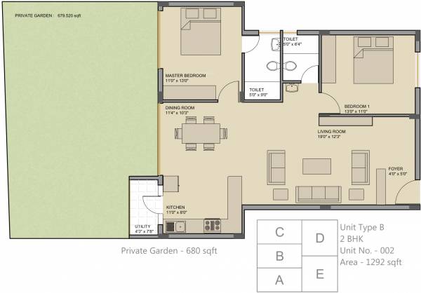 Evantha Developers Grains Of Sand (2BHK+2T (1,292 sq ft) 1292 sq ft) Evantha Developers Grains Of Sand (2BHK+2T (1,292 sq ft) 1292 sq ft)