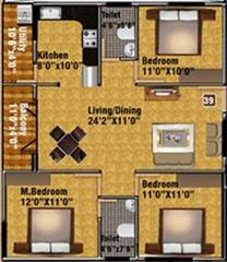 DS DSMAX STONEHILL (3BHK+2T (1,370 sq ft) 1370 sq ft) DS DSMAX STONEHILL (3BHK+2T (1,370 sq ft) 1370 sq ft)