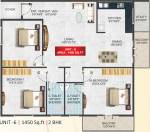 VSM Gangothri SLV Meadows (3BHK+2T (1,450 sq ft) 1450 sq ft) VSM Gangothri SLV Meadows (3BHK+2T (1,450 sq ft) 1450 sq ft)