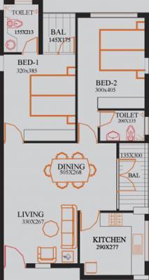 Powerlink Meleveedu (2BHK+2T (1,002 sq ft) 1002 sq ft) Powerlink Meleveedu (2BHK+2T (1,002 sq ft) 1002 sq ft)
