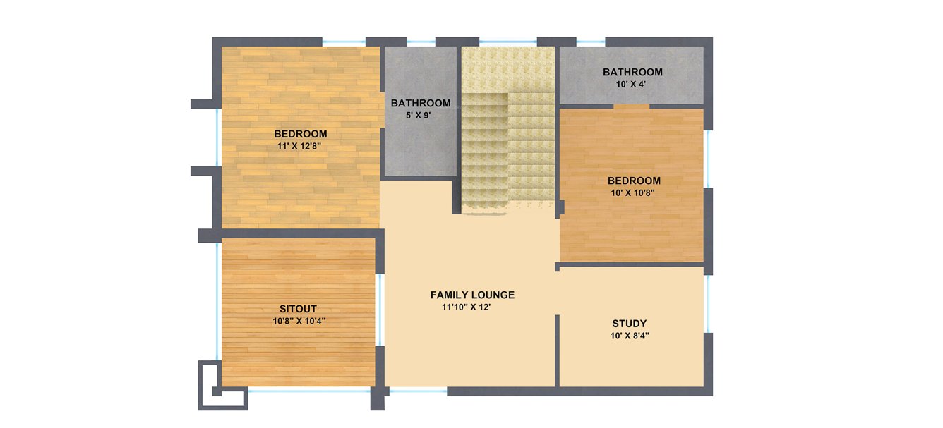 Saket Swarna Villas (3BHK+3T (1,971 sq ft) + Study Room 1971 sq ft)