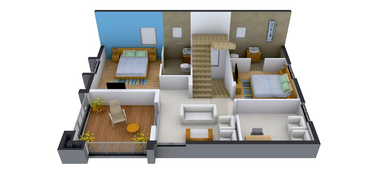 Saket Swarna Villas (3BHK+3T (1,971 sq ft) + Study Room 1971 sq ft)