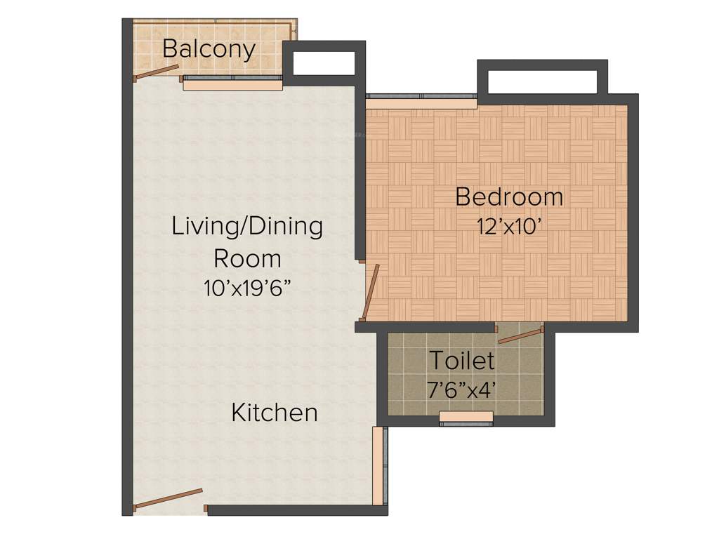 Dugar Sky Dugar (1BHK+1T (535 sq ft) 535 sq ft)