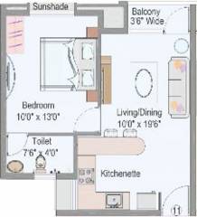 Dugar Sky Dugar (1BHK+1T (590 sq ft) 590 sq ft) Dugar Sky Dugar (1BHK+1T (590 sq ft) 590 sq ft)