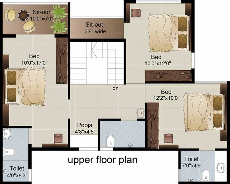 Jaikumar Parksyde Homes (4BHK+4T (1,920 sq ft) + Pooja Room 1920 sq ft)