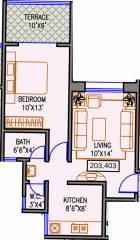 Navjeevan Sundarban (1BHK+1T (640 sq ft) 640 sq ft) Navjeevan Sundarban (1BHK+1T (640 sq ft) 640 sq ft)