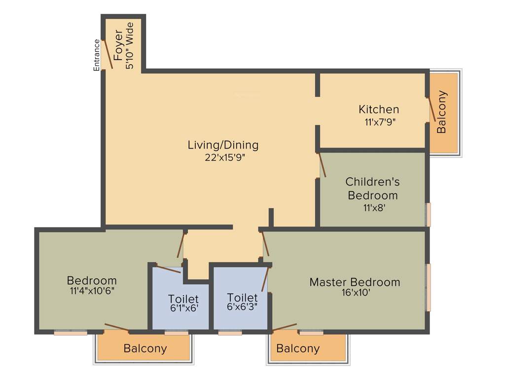 Malar Garden (3BHK+3T (1,428 sq ft) + Pooja Room 1428 sq ft)