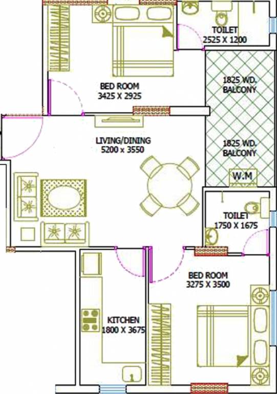 Shivoham Residency (2BHK+2T (950 sq ft) 950 sq ft) Shivoham Residency (2BHK+2T (950 sq ft) 950 sq ft)