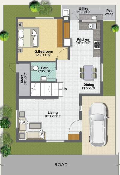 fair oaks Floor Plan Ground Floor Plan