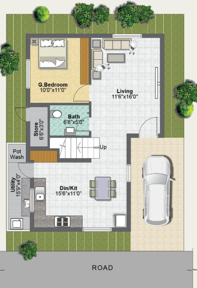 fair oaks Floor Plan Ground Floor Plan