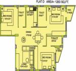 Eden Moore (3BHK+3T (1,263 sq ft) 1263 sq ft)