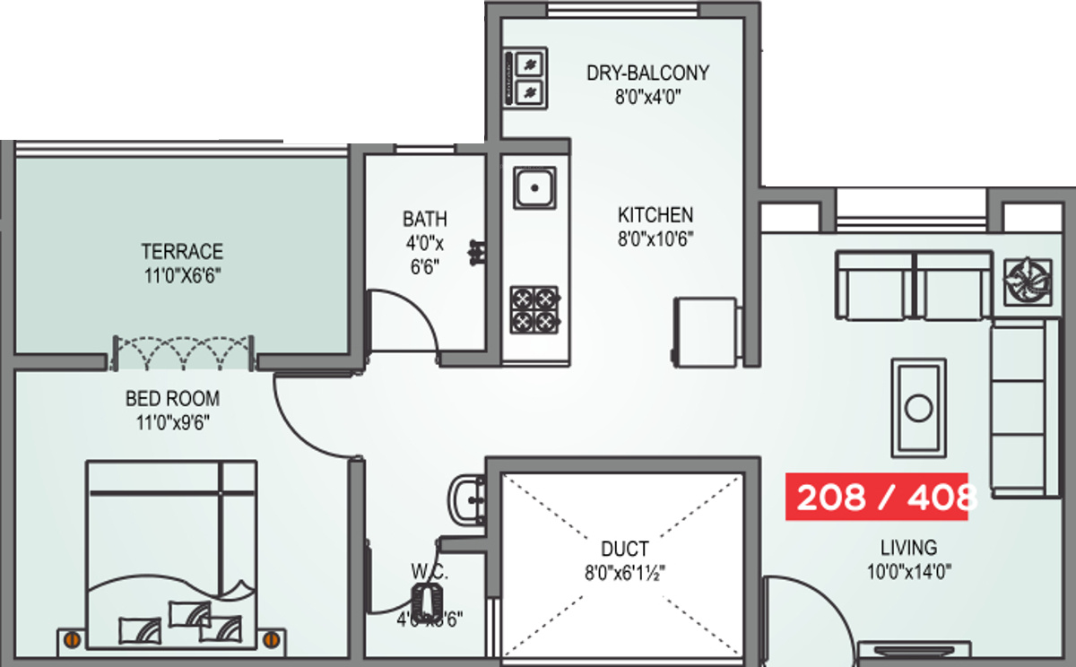 Sarthak Housing Shanti Niketan (1BHK+1T (509 sq ft) 509 sq ft) Sarthak Housing Shanti Niketan (1BHK+1T (509 sq ft) 509 sq ft)