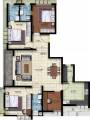 RMS Infra Anugraha (3BHK+3T (2,043 sq ft) + Study Room 2043 sq ft)