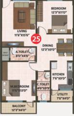South South Park (2BHK+2T (1,140 sq ft) 1140 sq ft) South South Park (2BHK+2T (1,140 sq ft) 1140 sq ft)