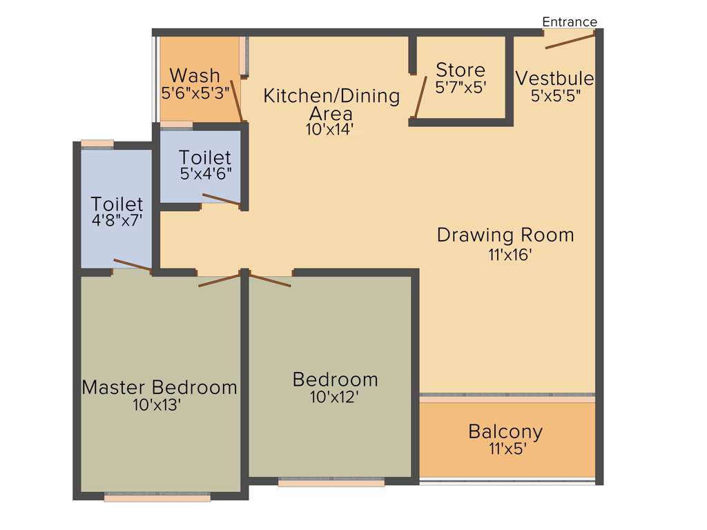 Kailash Royal (2BHK+2T (1,323 sq ft) 1323 sq ft)