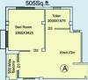 Eden Residency (1BHK+1T (505 sq ft) 505 sq ft)