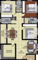 RMS Infra Ashirwad (3BHK+2T (1,918 sq ft) 1918 sq ft) RMS Infra Ashirwad (3BHK+2T (1,918 sq ft) 1918 sq ft)