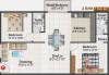 Vari Abhilasha (2BHK+2T (1,195 sq ft) 1195 sq ft)