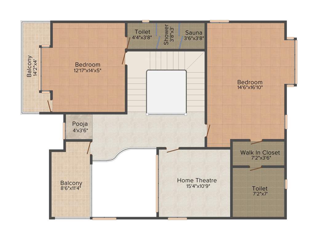 Lifestyle Westend Greens (3BHK+4T (3,500 sq ft) 3500 sq ft)
