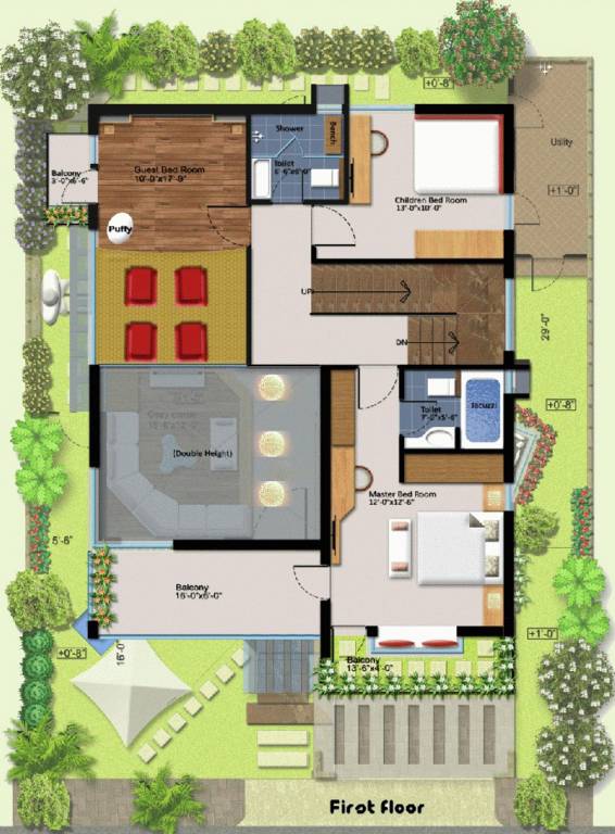 Lifestyle Westend Greens (4BHK+5T (4,500 sq ft) + Pooja Room 4500 sq ft)