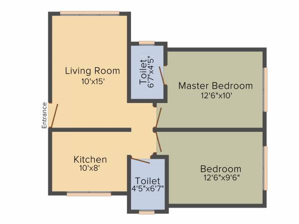 Chheda Jai Devki (2BHK+2T (571 sq ft) 571 sq ft) Chheda Jai Devki (2BHK+2T (571 sq ft) 571 sq ft)