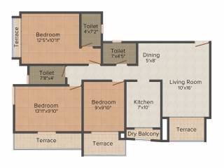 Siddhivinayak Utopia (3BHK+3T (1,627 sq ft) 1627 sq ft) Siddhivinayak Utopia (3BHK+3T (1,627 sq ft) 1627 sq ft)