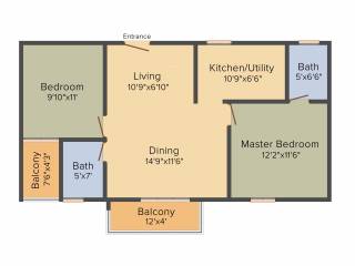 Inner Urban Eco Space (2BHK+2T (1,017 sq ft) 1017 sq ft) Inner Urban Eco Space (2BHK+2T (1,017 sq ft) 1017 sq ft)