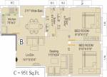 Eden Lavender (2BHK+2T (951 sq ft) 951 sq ft) Eden Lavender (2BHK+2T (951 sq ft) 951 sq ft)
