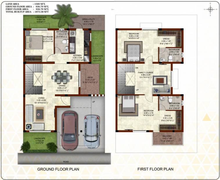 Casagrand Bloom (3BHK+3T (1,873 sq ft) 1873 sq ft)