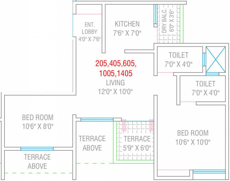 Goel Ganga Ganga Fernhill Phase I (2BHK+2T (750 sq ft) 750 sq ft) Goel Ganga Ganga Fernhill Phase I (2BHK+2T (750 sq ft) 750 sq ft)