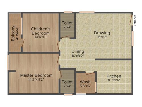 Haneesh Mjr Solitaire (2BHK+2T (1,100 sq ft) 1100 sq ft) Haneesh Mjr Solitaire (2BHK+2T (1,100 sq ft) 1100 sq ft)