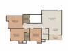 Webstar Sapphire Residency (3BHK+2T (1,340 sq ft) 1340 sq ft)