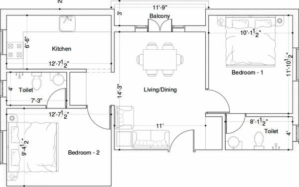 Pushkar Nymphaea (2BHK+2T (858 sq ft) 858 sq ft) Pushkar Nymphaea (2BHK+2T (858 sq ft) 858 sq ft)