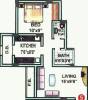 Tirupati Construction Poonam Orbit Floor Plan (1BHK+1T (635 sq ft) 635 sq ft)