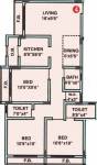 Floor Plan (3BHK+3T (1,260 sq ft) 1260 sq ft) Tirupati Construction Poonam Orbit Floor Plan (3BHK+3T (1,260 sq ft) 1260 sq ft)
