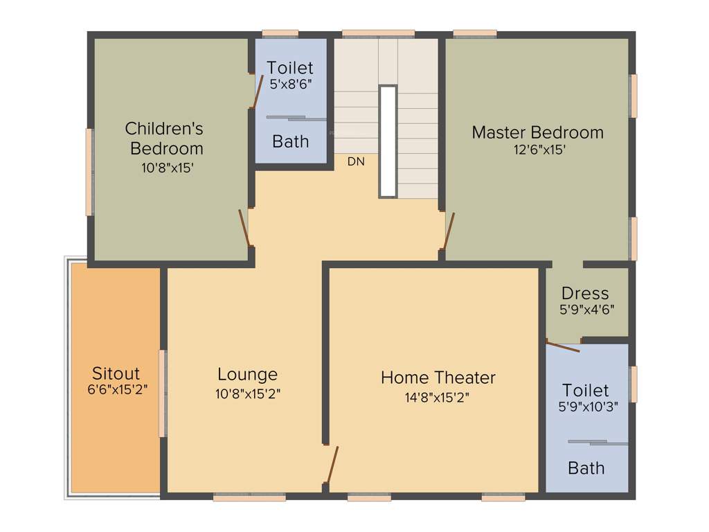 Prime Gardenia (3BHK+3T (2,640 sq ft) + Pooja Room 2640 sq ft)