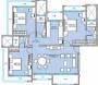 Bhoomi Realty Om Sai Floor Plan (3BHK+3T)