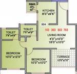 Shah And Associates KK Anjelica (2BHK+2T (904 sq ft) 904 sq ft) Shah And Associates KK Anjelica (2BHK+2T (904 sq ft) 904 sq ft)