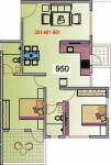 Shah And Associates KK Anjelica (2BHK+2T (950 sq ft) 950 sq ft) Shah And Associates KK Anjelica (2BHK+2T (950 sq ft) 950 sq ft)