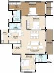 Vajram Esteva (3BHK+3T (2,122. sq ft) 2122 sq ft)