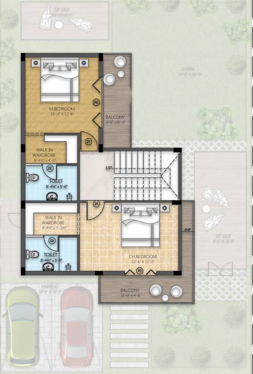  garden villas Floor Plan First Floor Plan