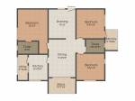 Aditya Silicon Heights (3BHK+2T (1,550 sq ft) 1550 sq ft)