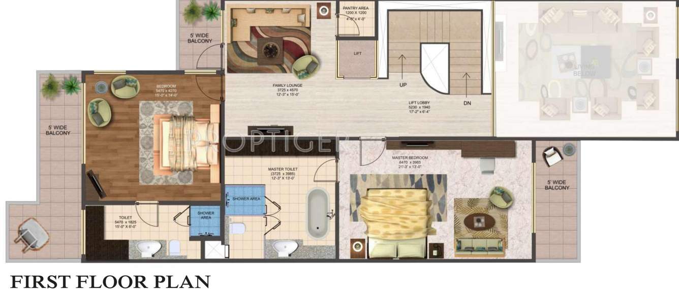  mirabella villa Floor Plan First Floor Plan