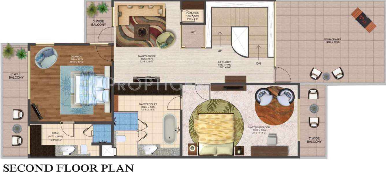  mirabella villa Floor Plan Second Floor Plan