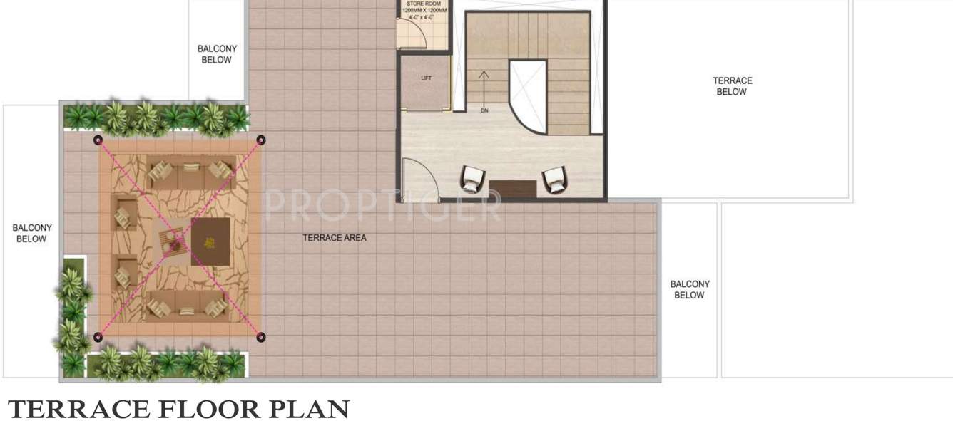  mirabella villa Floor Plan Terrace Floor Plan