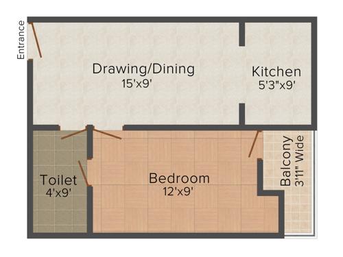 APS Ashiyana (1BHK+1T (535 sq ft) 535 sq ft) APS Ashiyana (1BHK+1T (535 sq ft) 535 sq ft)