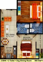 APS Ashiyana (2BHK+2T (900 sq ft) 900 sq ft) APS Ashiyana (2BHK+2T (900 sq ft) 900 sq ft)