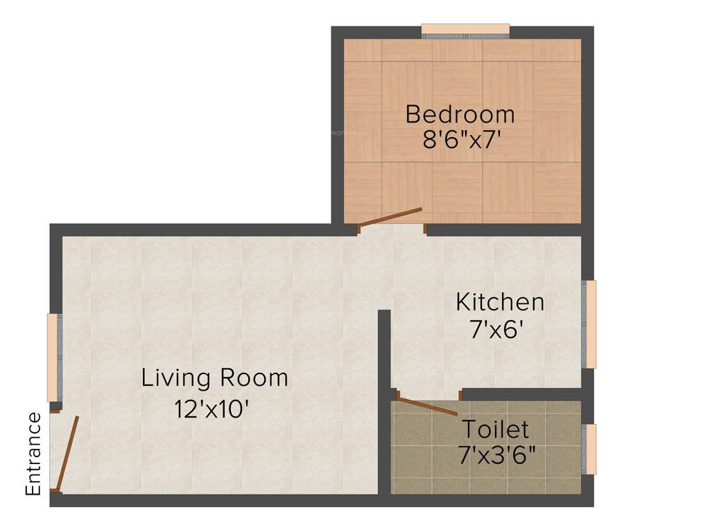 Kumawat Manish Apartment (1BHK+1T (350 sq ft) 350 sq ft)