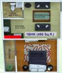 E3 Royal Greens (1BHK+1T (486 sq ft) 486 sq ft)